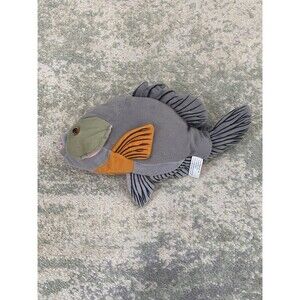 Sunfish Blue Gill Fish Gray Orange Cabin Critters Fish Plush Stuffed Animal Fish